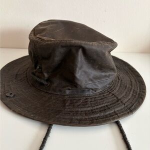 Barbour Dark Brown Outdoor Hat